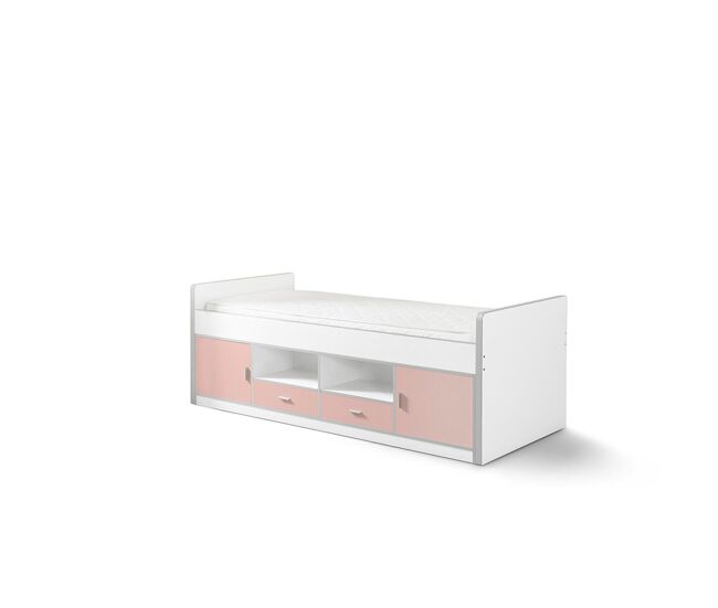 Cama infantil bonny ksb005 98x207x79 rosa