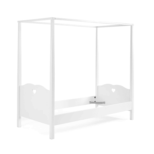 Cama de solteiro infantil AMORI KSB005 90x200 cm Branco