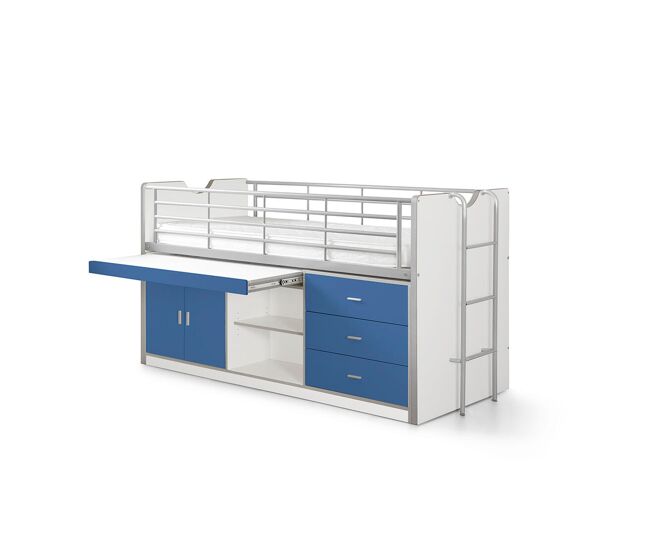 Cama infantil bonny ksb005 96x207x116 azul