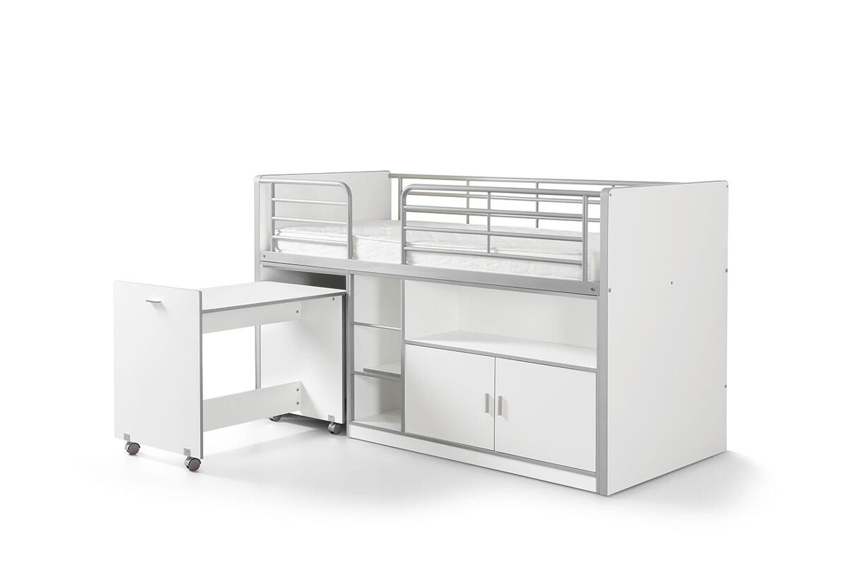 Cama infantil bonny ksb005 96x207x121 blanco