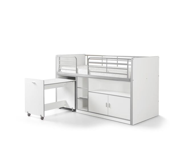 Cama infantil bonny ksb005 96x207x121 blanco
