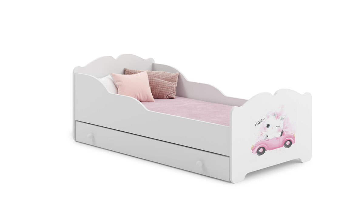 Cama infantil anna ksb001 85x164x63 blanco