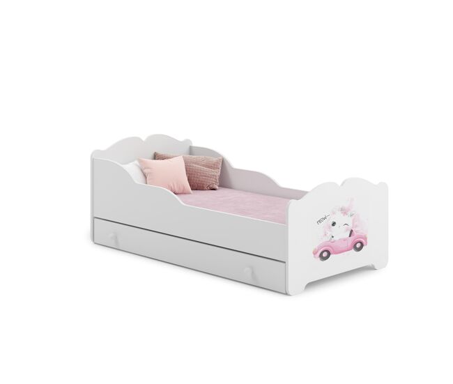 Cama infantil anna ksb001 85x164x63 blanco
