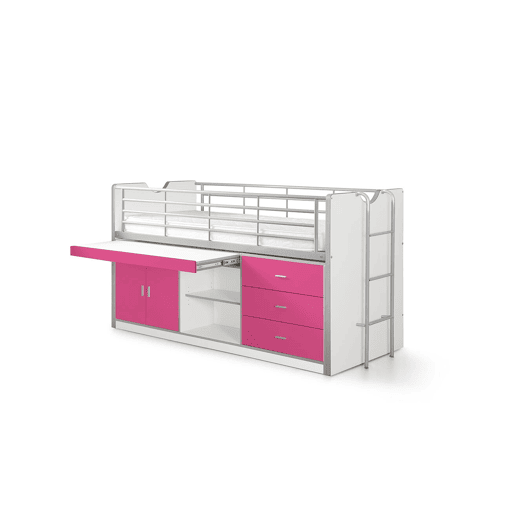 Cama de solteiro infantil BONNY KSB005 90x200 cm Rosa