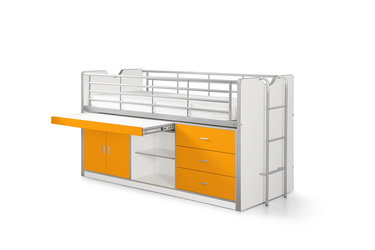 Cama infantil bonny ksb005 96x207x116 naranja