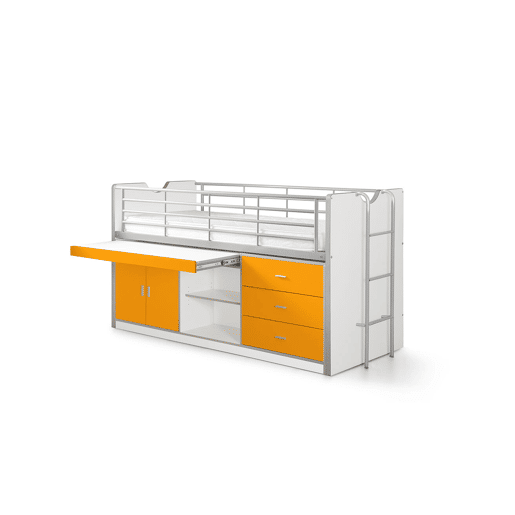 Cama de solteiro infantil BONNY KSB005 90x200 cm Laranja