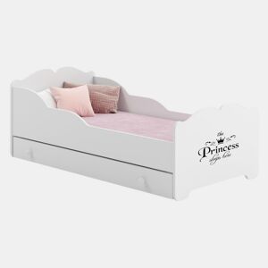 Cama de solteiro infantil ANNA KSB001 80x160 cm Branco