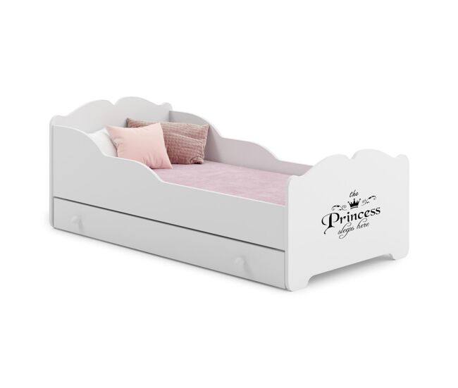 Cama infantil anna ksb001 85x164x63 blanco