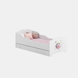 Cama de solteiro infantil ANNA KSB001 80x160 cm Branco