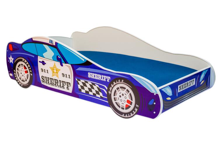 Cama infantil car ksb001 84x165x49 azul