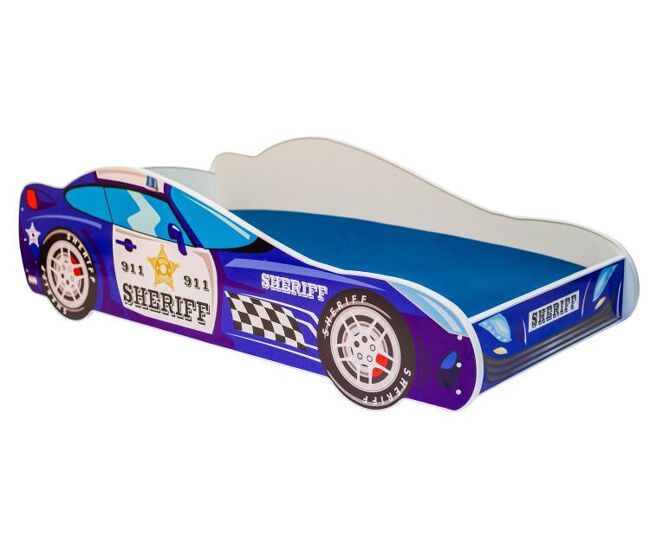 Cama infantil car ksb001 84x165x49 azul