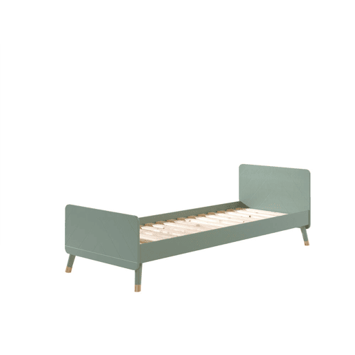 Cama de solteiro infantil BILLY KSB005 90x200 cm Verde