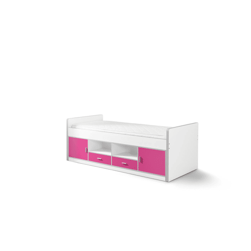 Cama de solteiro infantil BONNY KSB005 90x200 cm Rosa