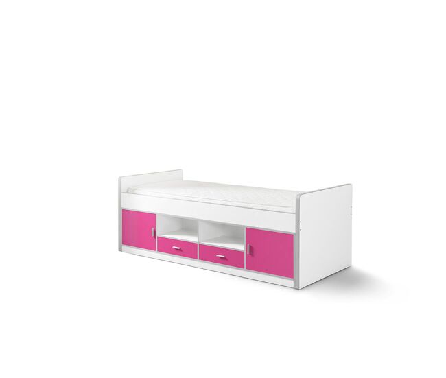 Cama infantil bonny ksb005 98x207x79 rosa