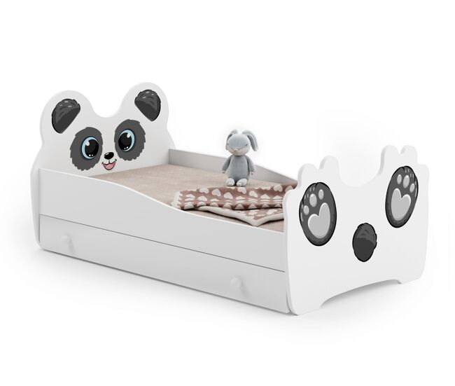 Cama infantil animals ksb015 80x144x70 blanco