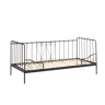 Cama de solteiro infantil ALICE KSB005 90x200 cm Preto