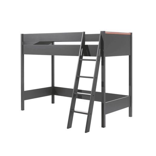 Cama loft LONDON LB005 90x200 cm Grafite