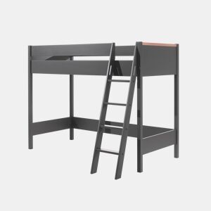 Cama loft LONDON LB005 90x200 cm Grafite