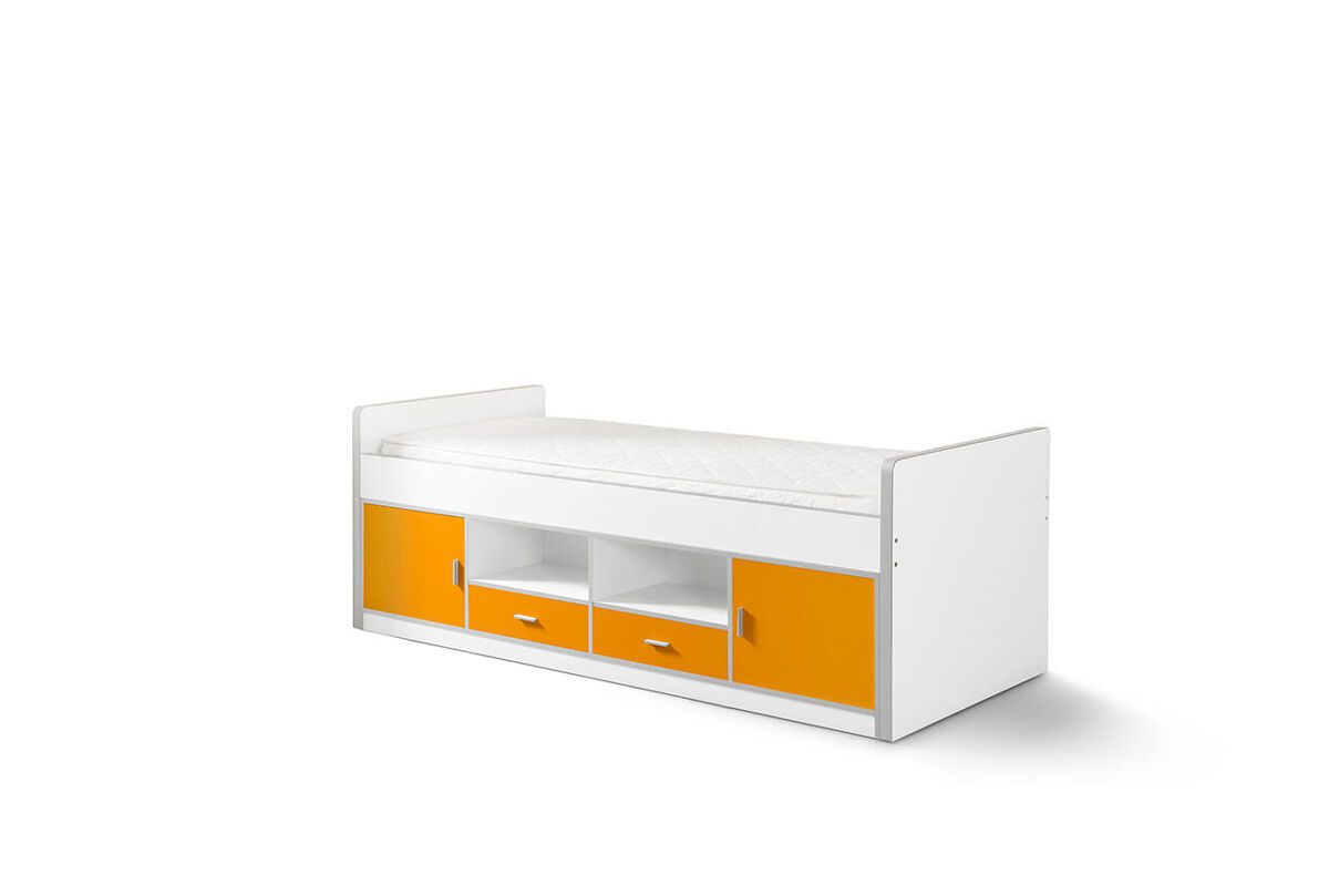 cama infantil bonny ksb005 98x207x79 naranja