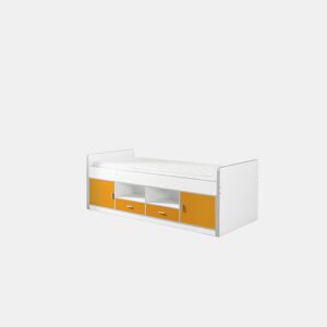 Cama de solteiro infantil BONNY KSB005 90x200 cm Laranja