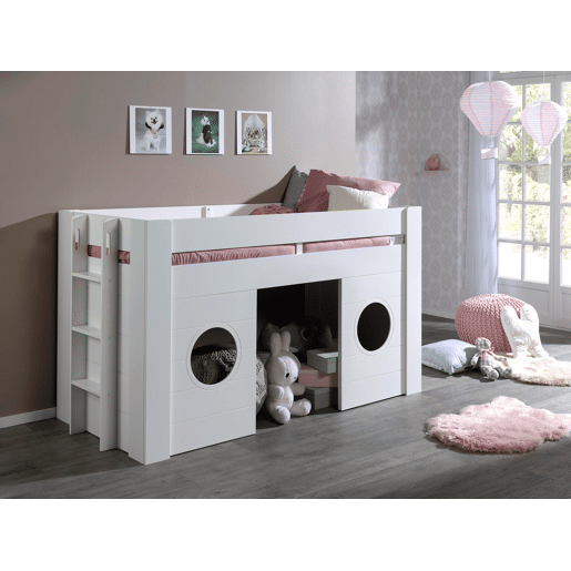 Cama loft FREYA LB005 90x200 cm Branco