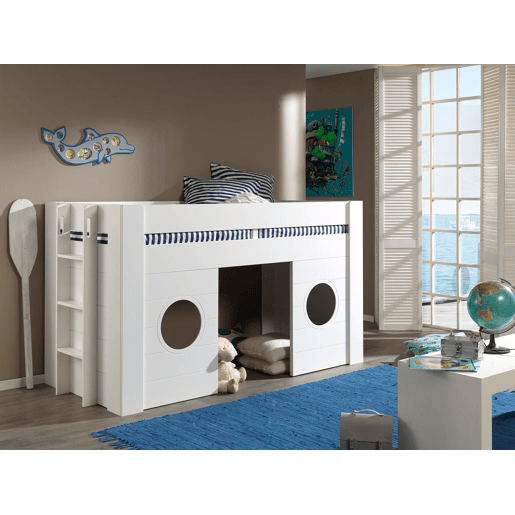 Cama loft FREYA LB005 90x200 cm Branco