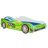 Cama de solteiro infantil CAR KSB001 80x160 cm Verde