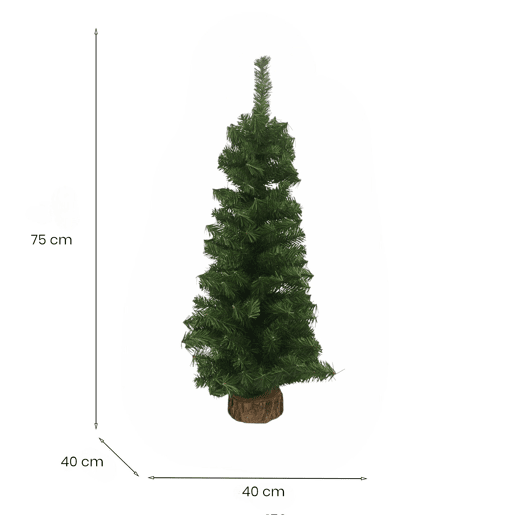 Árvore de Natal de efeitos reais Verde Árvore de Natal de efeitos reais Verde