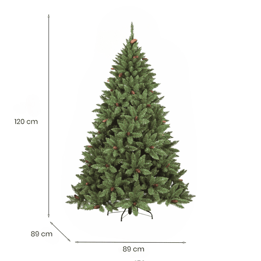 Árvore de Natal de efeitos reais Verde Árvore de Natal de efeitos reais Verde