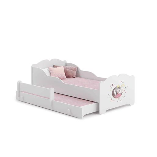 Cama de solteiro infantil ANNA KSB001 80x160 cm Branco