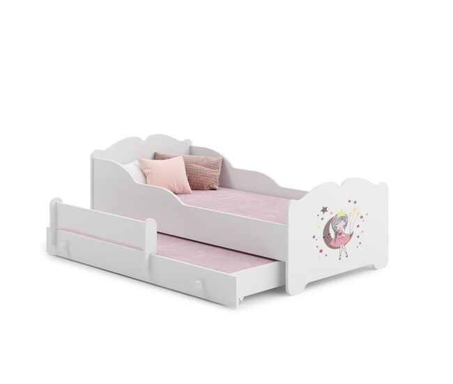 Cama infantil anna ksb001 85x164x63 blanco
