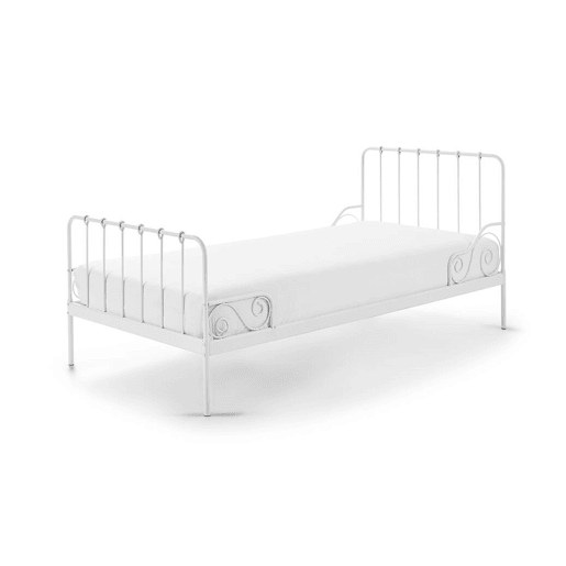 Cama de solteiro infantil ALICE KSB005 90x200 cm Branco