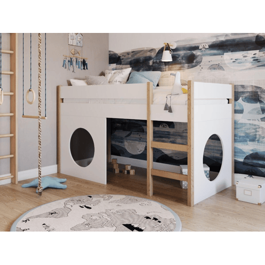 Cama loft GROTT LB005 90x200 cm Branco