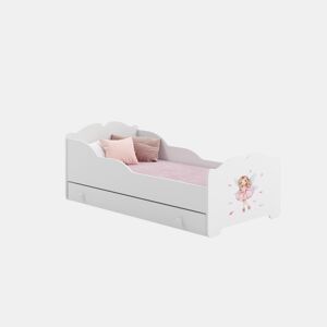 Cama de solteiro infantil ANNA KSB001 80x160 cm Branco