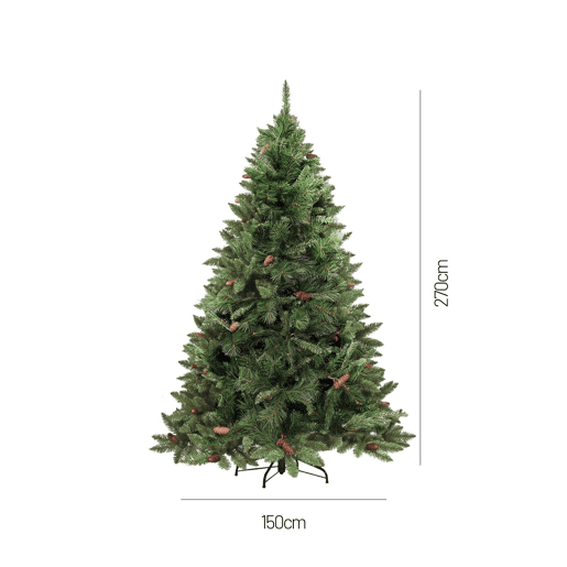 Árvore de Natal de efeitos reais Verde