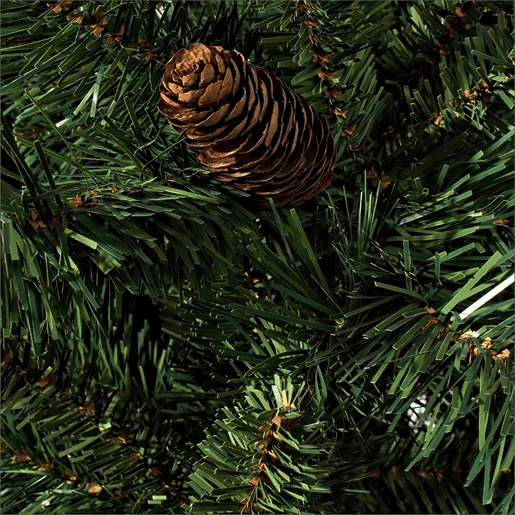 Árvore de Natal de efeitos reais Verde
