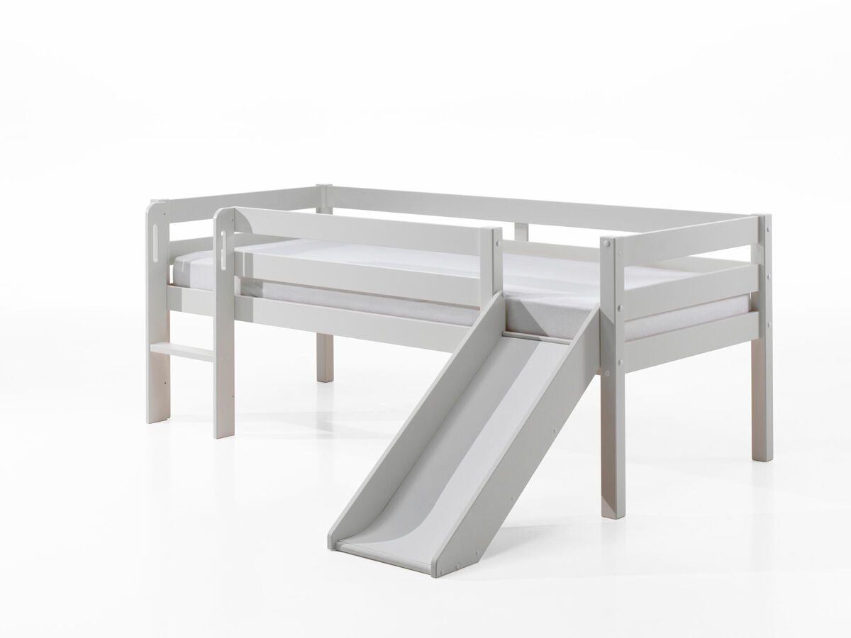 Cama alta pino lb005 175x208x83 blanco