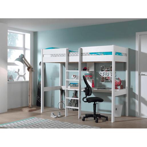 Cama loft PINO LB005 90x200 cm Branco