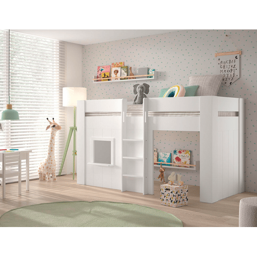 Cama loft RENO LB005 90x200 cm Branco