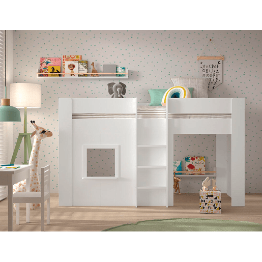 Cama loft RENO LB005 90x200 cm Branco
