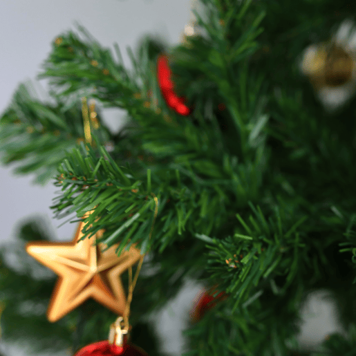 Árvore de Natal de efeitos reais Verde