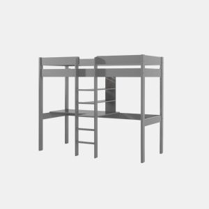 Cama loft PINO LB005 90x200 cm Cinzento