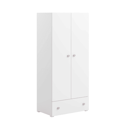 Roupeiro STELLA WR80 2D1D3S 80x177x50 Branco