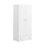 Roupeiro STELLA WR80 2D1D3S 80x177x50 Branco