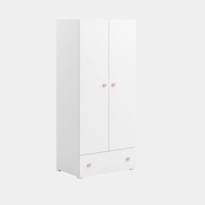 Roupeiro STELLA WR80 2D1D3S 80x177x50 Branco