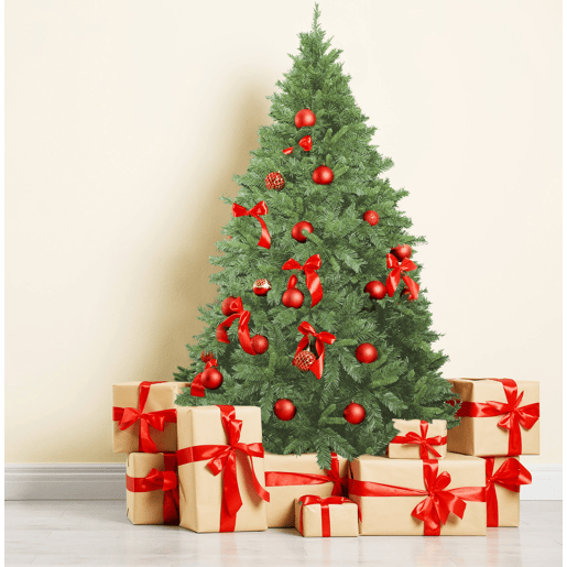 Árvore de Natal de efeitos reais Verde