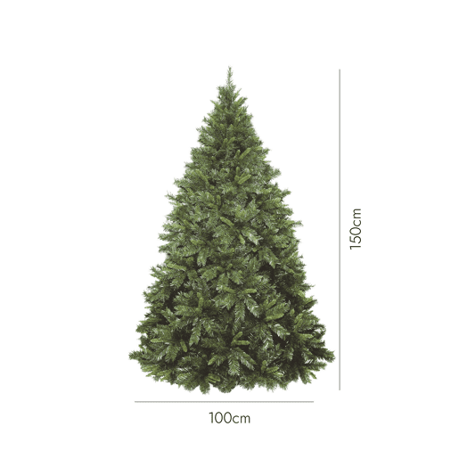 Árvore de Natal de efeitos reais Verde
