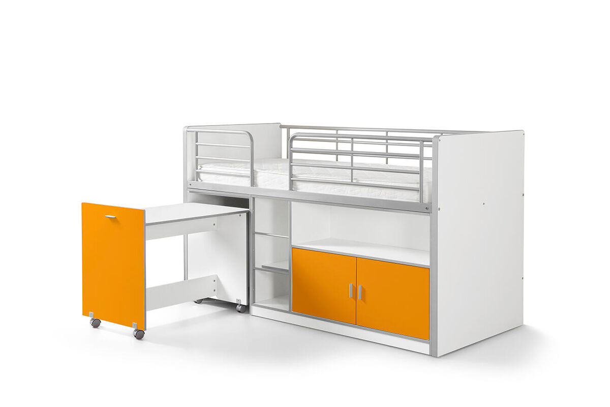 Cama infantil bonny ksb005 96x207x121 naranja
