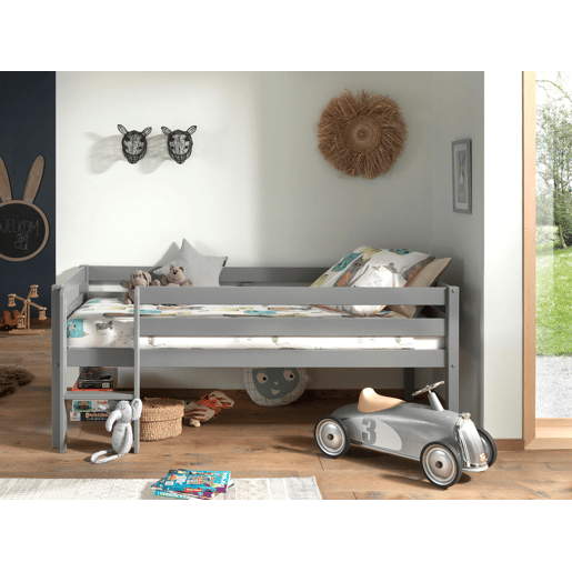 Cama loft PINO LB005 90x200 cm Cinzento Cama loft PINO LB005 90x200 cm Cinzento