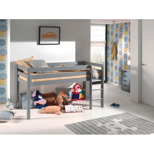 Cama loft PINO LB005 90x200 cm Cinzento
